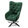 Hroove Salon Chair - Green Velour BFHR6240