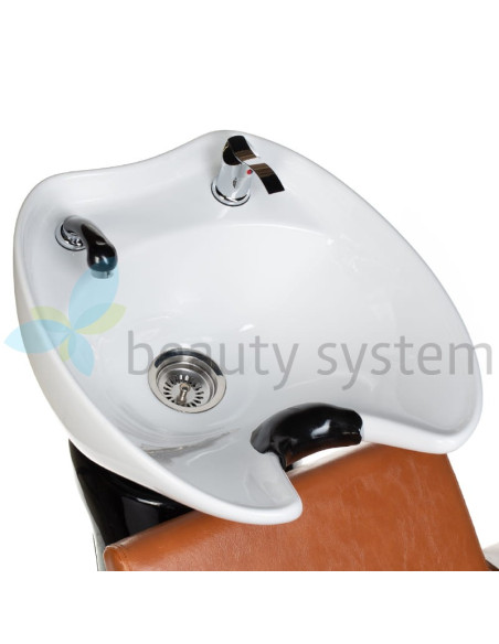 Hair Salon Shampoo Unit MILO BH-8025 Light Brown