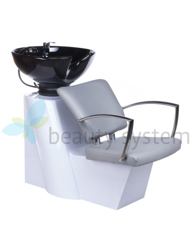 LIVIO Light Grey Hair Salon Backwash Unit BH-8012