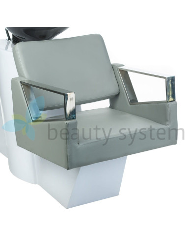 Hair Salon Shampoo Unit Arturo BR-3573 light grey