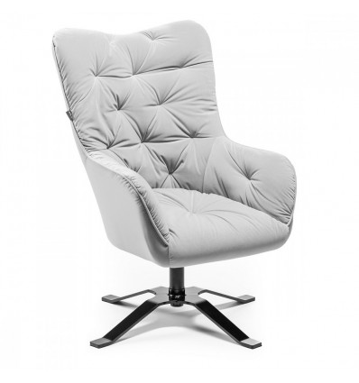 Hroove Salon Chair - White Velour BFHR6240
