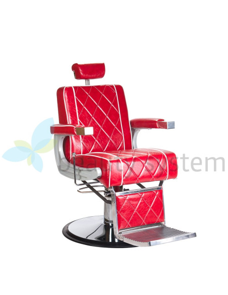 ODYS BH-31825M Red Barber Chair
