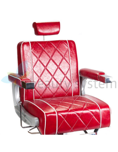 ODYS BH-31825M Red Barber Chair