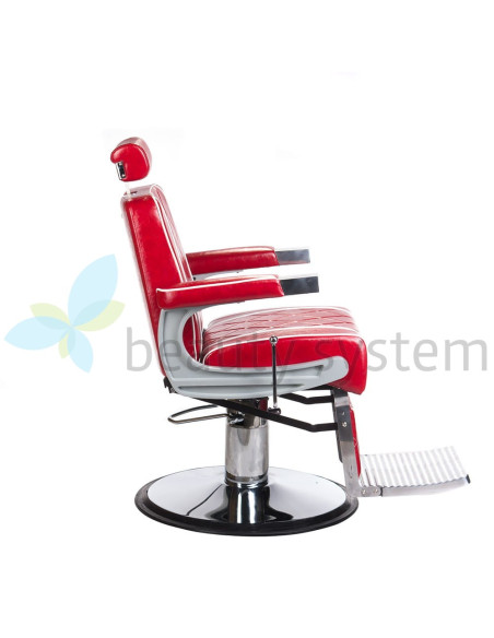 ODYS BH-31825M Red Barber Chair