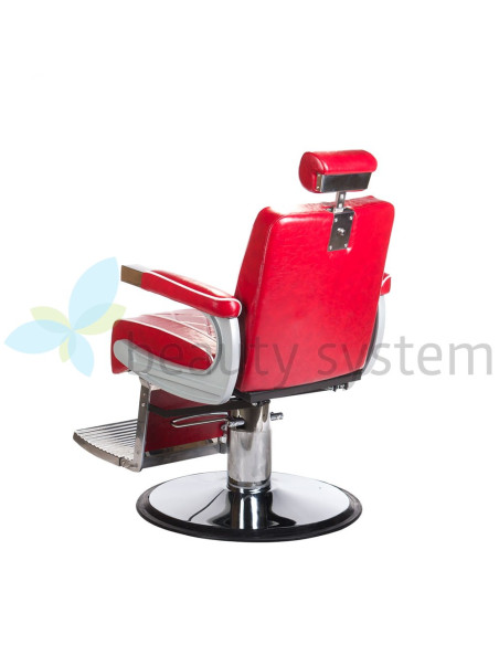ODYS BH-31825M Red Barber Chair