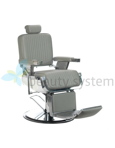 Barber chair LUMBER BH-31823 Light Grey