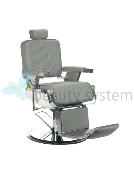 Barber chair LUMBER BH-31823 Light Grey
