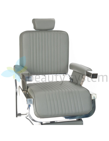 Barber chair LUMBER BH-31823 Light Grey