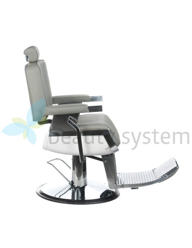 Barber chair LUMBER BH-31823 Light Grey