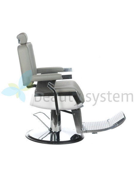 Barber chair LUMBER BH-31823 Light Grey