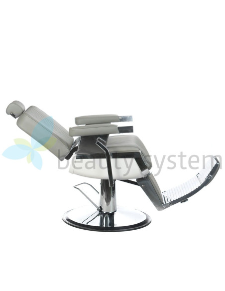 Barber chair LUMBER BH-31823 Light Grey