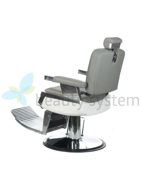 Barber chair LUMBER BH-31823 Light Grey