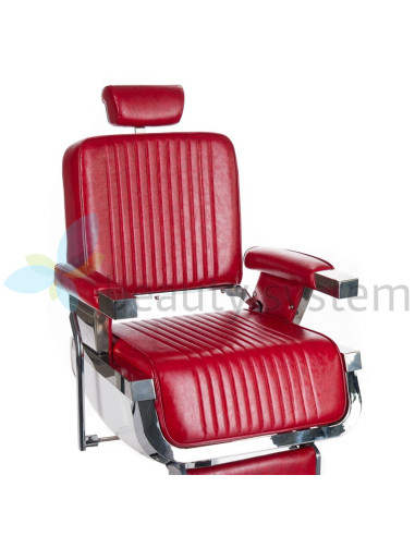 LUMBER BH-31823 Red Barber Chair
