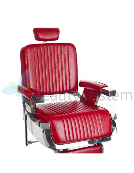 LUMBER BH-31823 Red Barber Chair