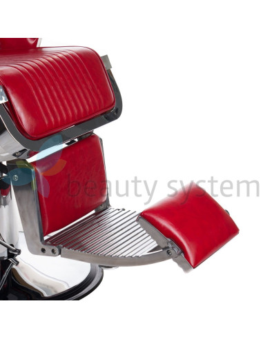 LUMBER BH-31823 Red Barber Chair