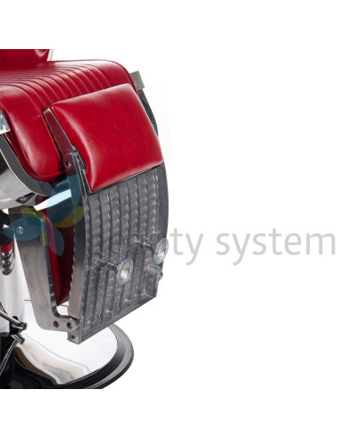 LUMBER BH-31823 Red Barber Chair