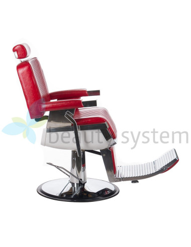 LUMBER BH-31823 Red Barber Chair