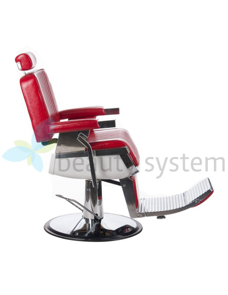 LUMBER BH-31823 Red Barber Chair