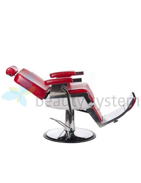 LUMBER BH-31823 Red Barber Chair