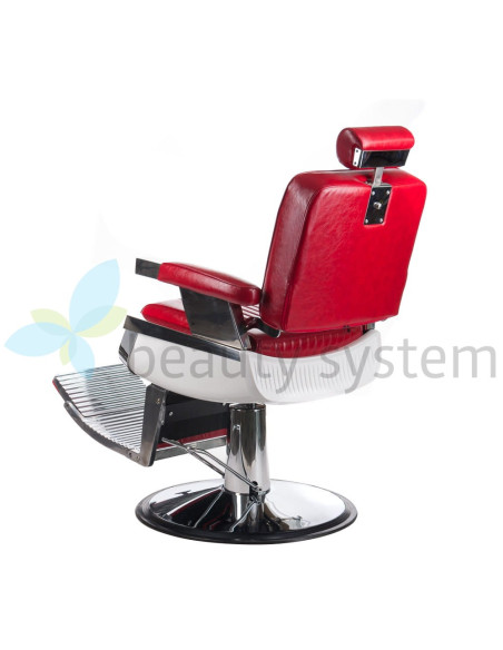 LUMBER BH-31823 Red Barber Chair