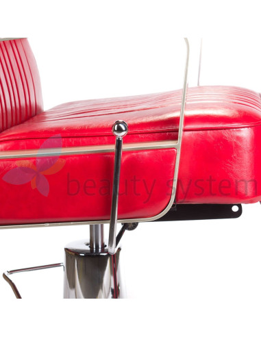 Barber chair HOMER BH-31237 Red