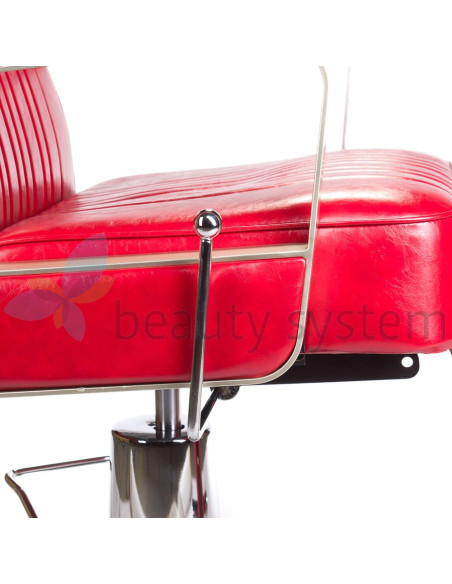 Barber chair HOMER BH-31237 Red