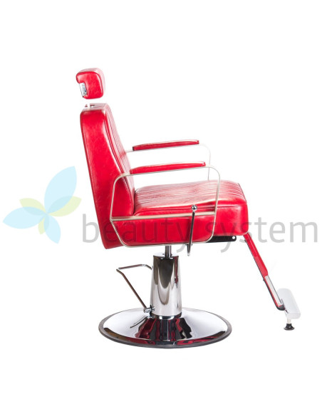 Barber chair HOMER BH-31237 Red