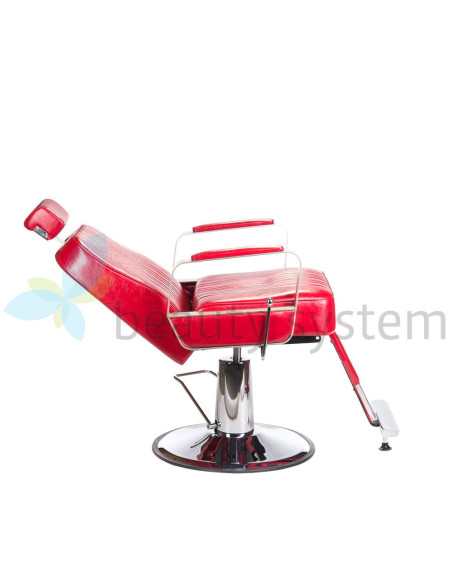 Barber chair HOMER BH-31237 Red