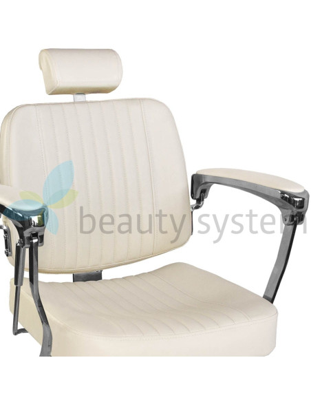 Barber chair BJORN BH-3318 Cream