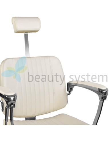 Barber chair BJORN BH-3318 Cream