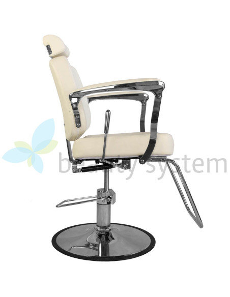 Barber chair BJORN BH-3318 Cream