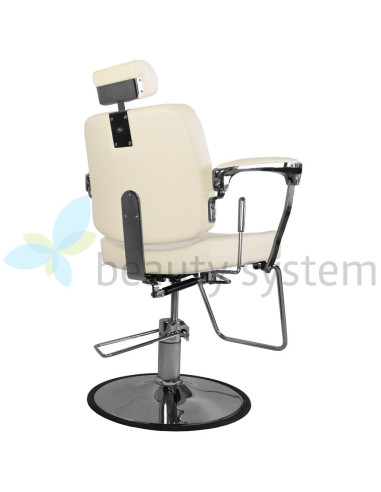 Barber chair BJORN BH-3318 Cream