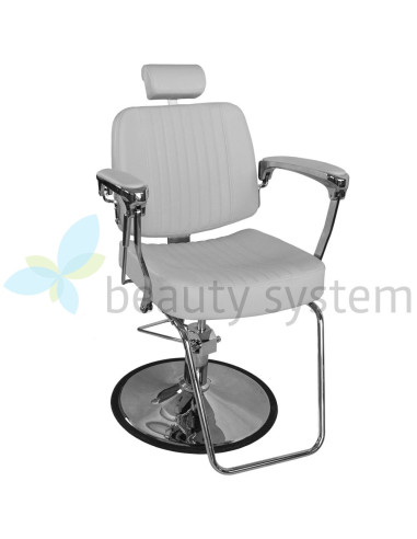 Barber Chair BJORN BH-3318 Light Grey