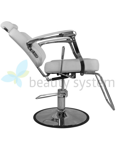 Barber Chair BJORN BH-3318 Light Grey