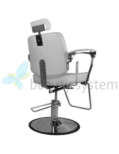 Barber Chair BJORN BH-3318 Light Grey