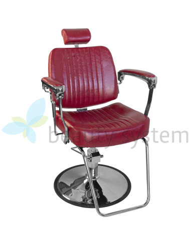 BJORN BH-3318 Barber Chair Red