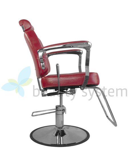 BJORN BH-3318 Barber Chair Red