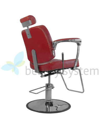 BJORN BH-3318 Barber Chair Red