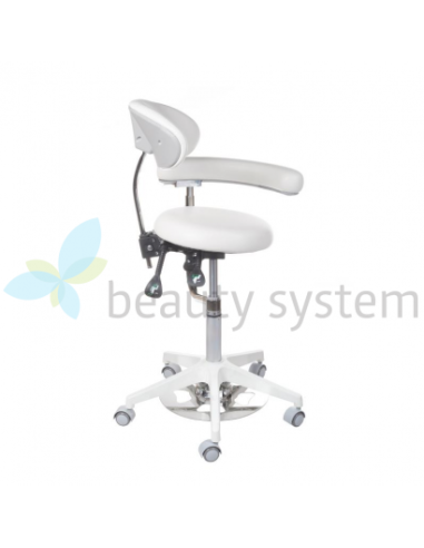 Medical Stool with Backrest BD-Y914 White