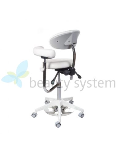 Medical Stool with Backrest BD-Y914 White