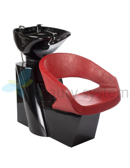 Paolo BH-8031 Red Salon washbasin Unit
