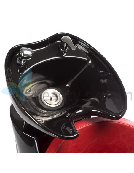 Paolo BH-8031 Red Salon washbasin Unit