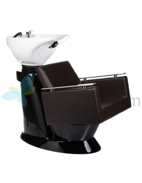 MILO BH-8025 Brown Salon washbasin Unit
