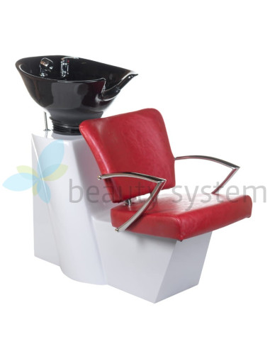 LIVIO Red Salon washbasin Unit BH-8012