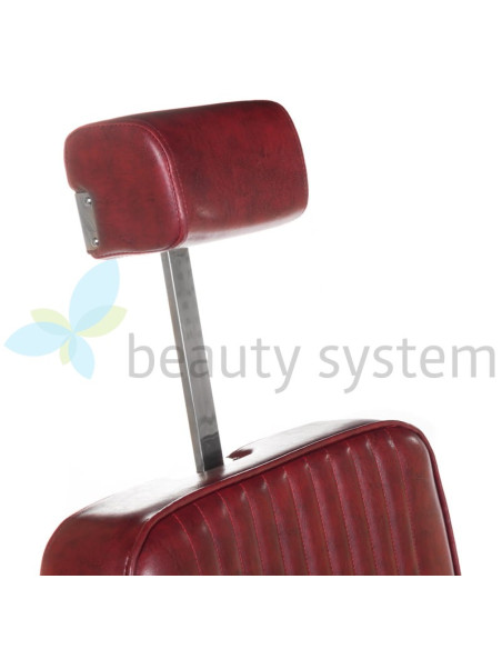 LUMBER BH-31823 Burgundy Barber Chair