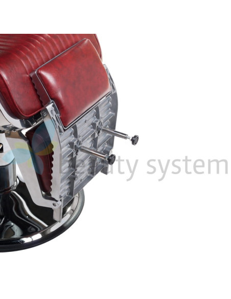 LUMBER BH-31823 Burgundy Barber Chair