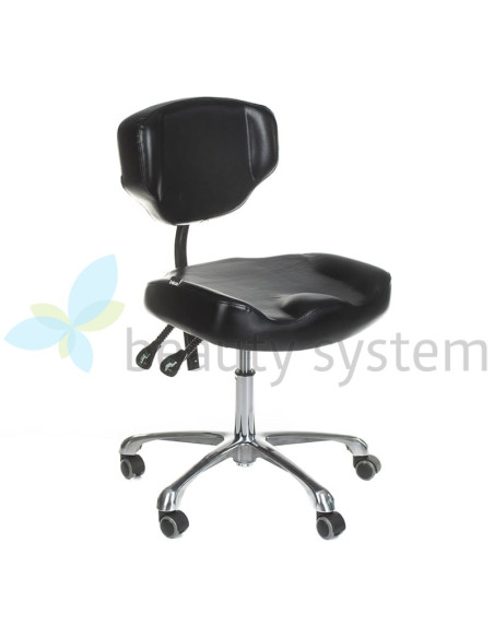 ELMO INKOO Swivel Tattoo Artist's Stool with Backrest
