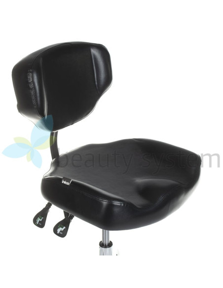 ELMO INKOO Swivel Tattoo Artist's Stool with Backrest