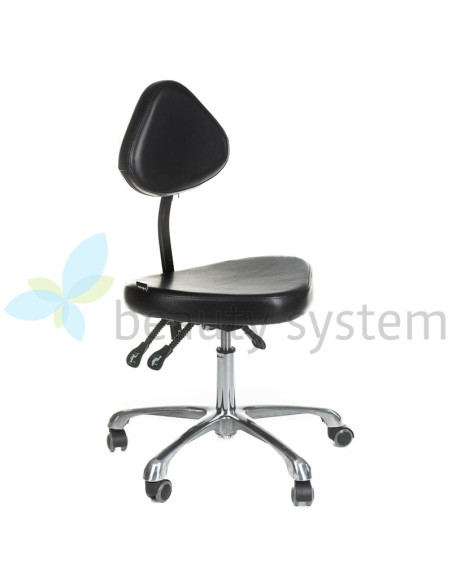 Swivel Tattoo Artist Stool with Backrest ATTE INKOO