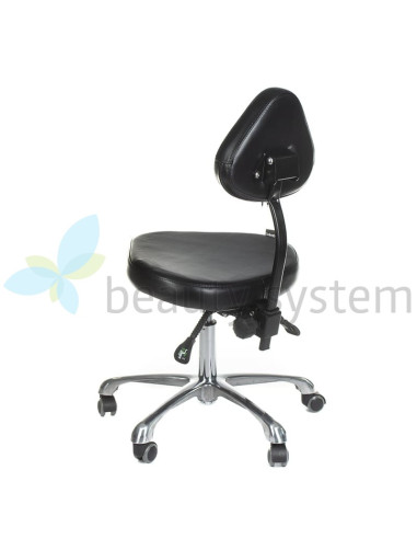 Swivel Tattoo Artist Stool with Backrest ATTE INKOO